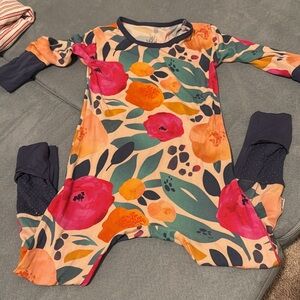 Simple seed Floral Kids One Piece